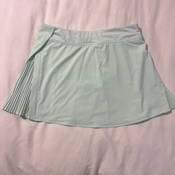 EUC Lululemon Peek Pleat High-Rise Tennis Mini Skirt in Mint moment size 8 - Picture 5 of 16